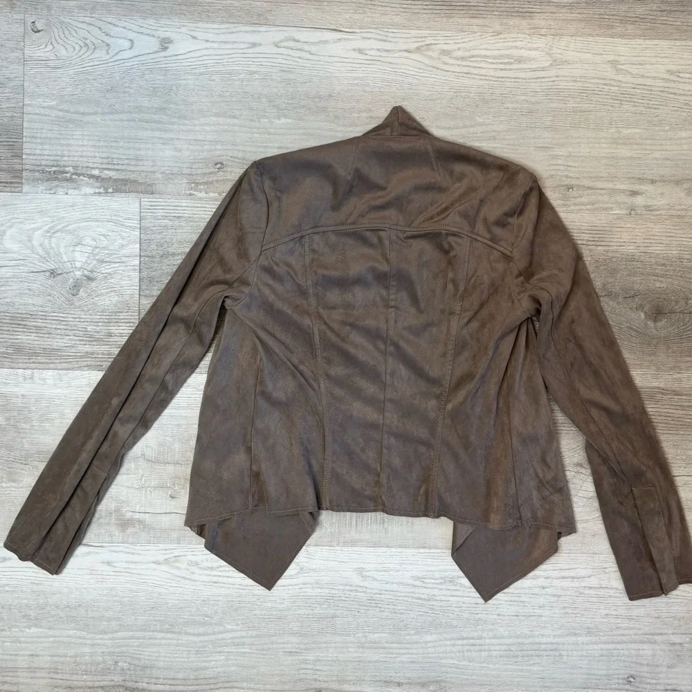 Kut from the Kloth Faux Suede lightweight Draping Jacket Women’s size XS Taupe